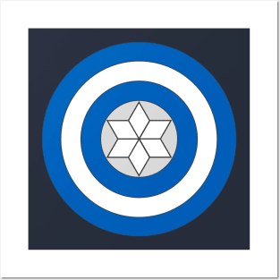 Captain Israel Hanukkah Shield Posters and Art